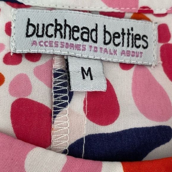 Buckhead Betties Sz M Sleeveless Multicolor Print Top - Picture 4 of 6